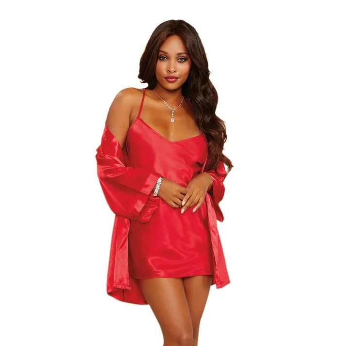 Satin-Kimono – DG3717RED