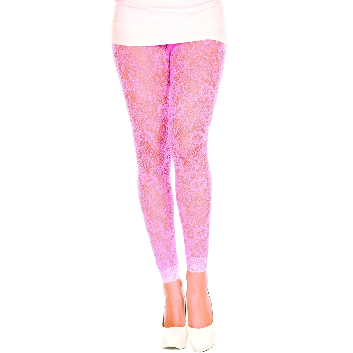 Feine rosa Spitzenleggings – MH35046NEP Feine rosa Spitzenleggings – MH35046NEP