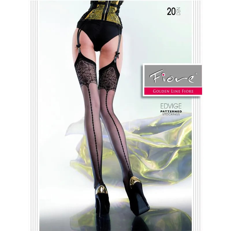 Edvige Bas 20 DEN – Schwarz Edvige Bas 20 DEN – Schwarz