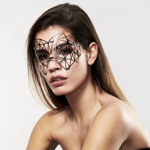 Maske Kristine – Schwarz