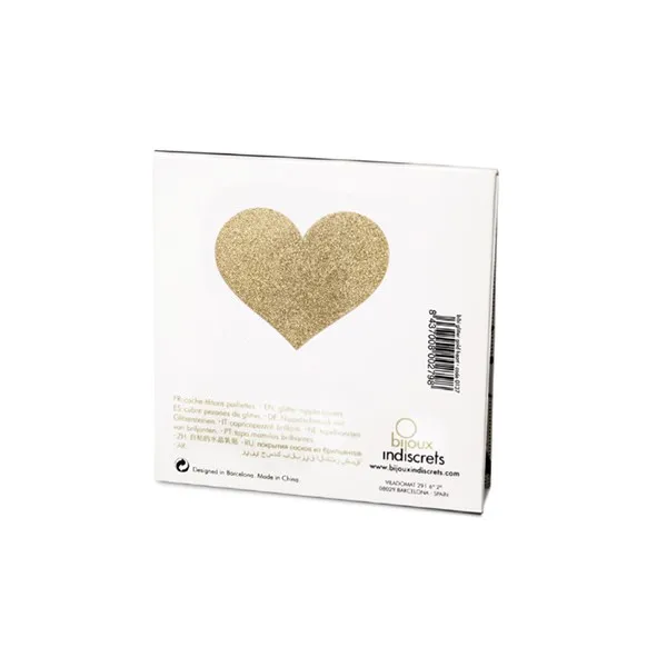 Blitz - Brustwarzenabdeckung Herz - Gold – Bild 7