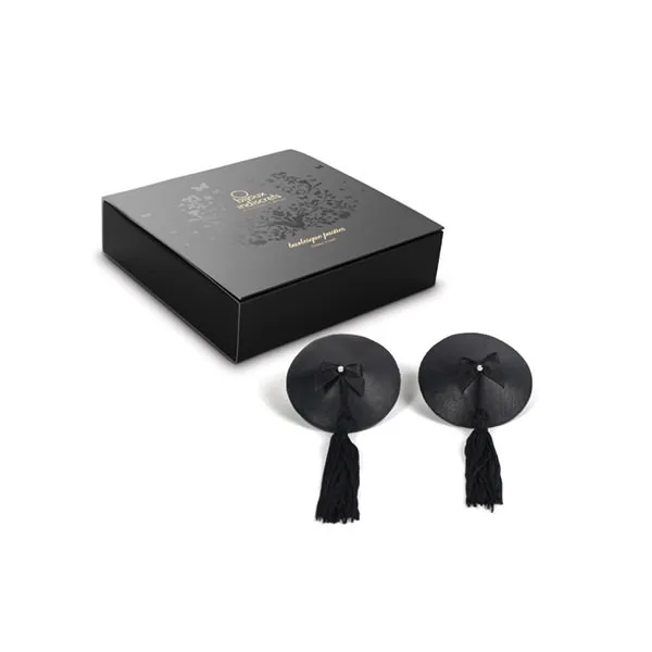 Burlesque Brustwarzenabdeckungen - Schwarz – Bild 5