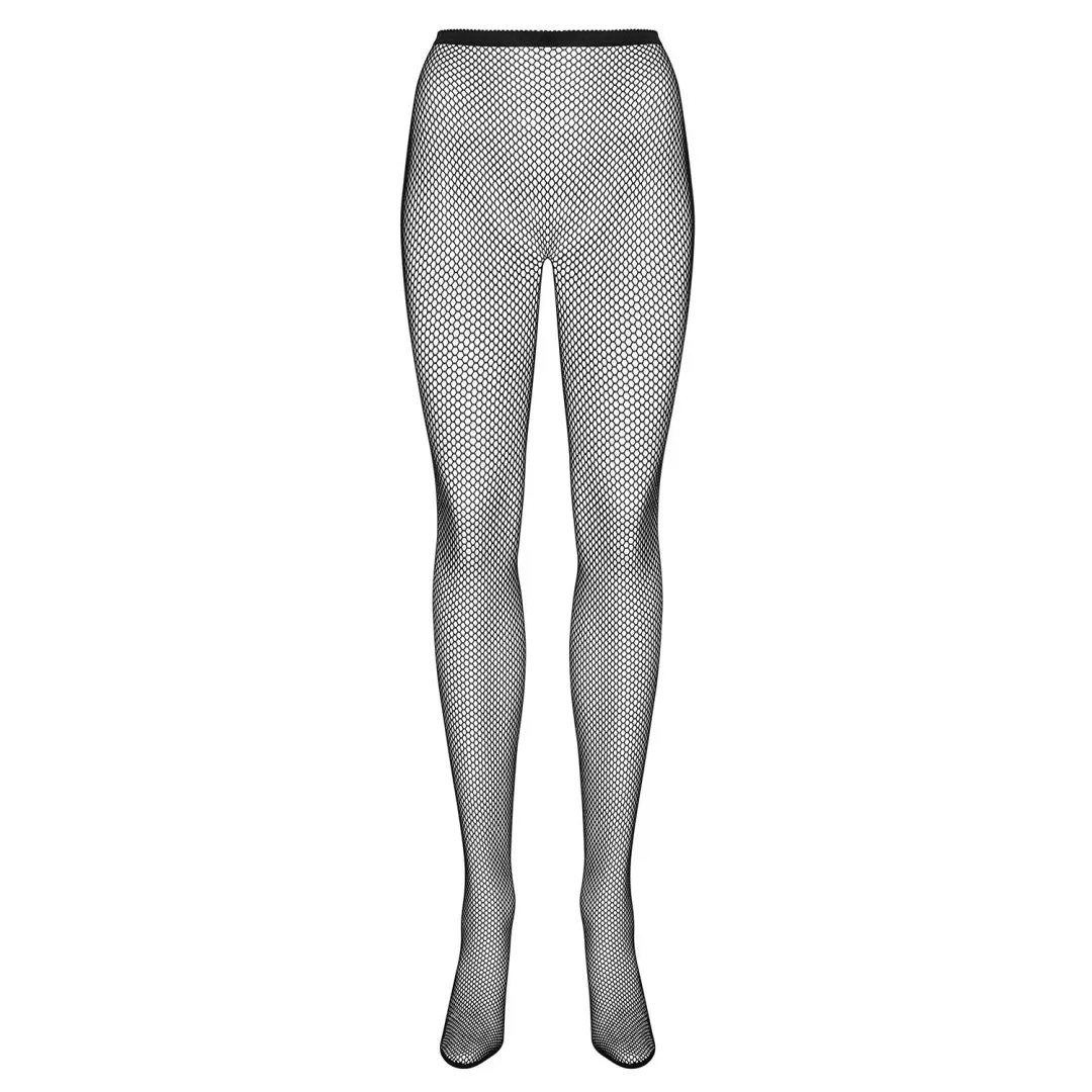 S233 Offene Strumpfhosen - Schwarz – Bild 5