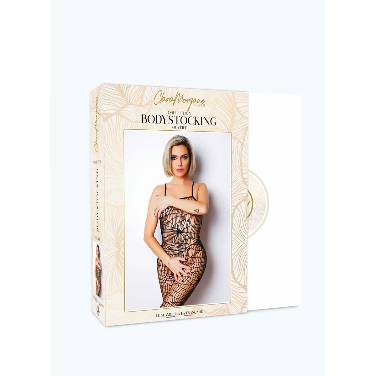 Die Nummer 7 Bodystocking Clara Morgane - Schwarz – Bild 3