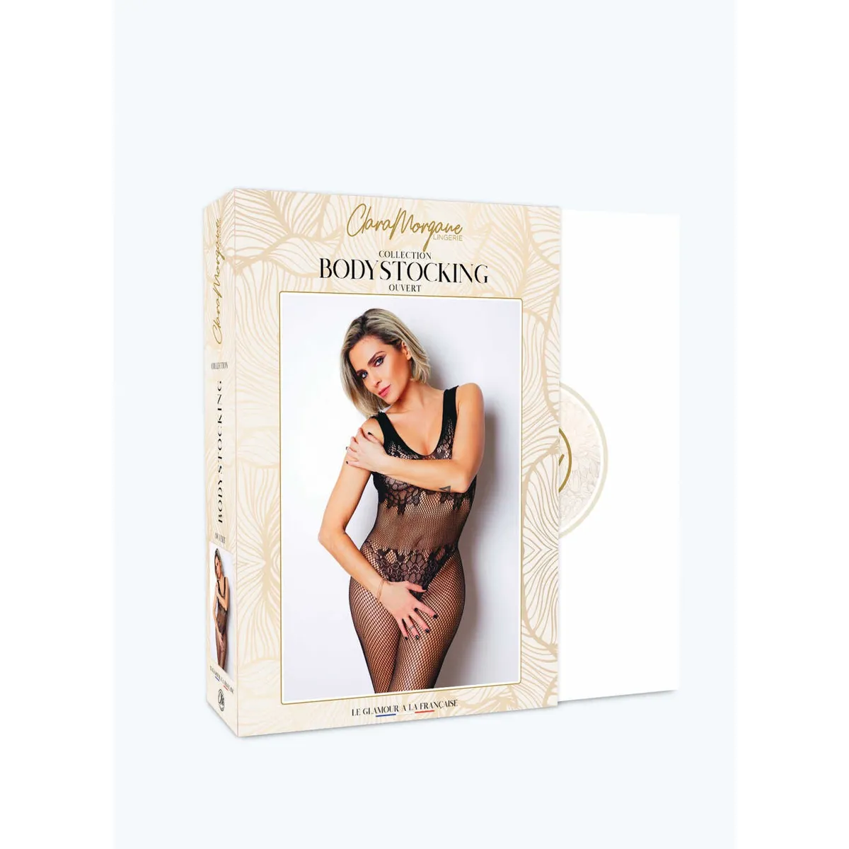 Die Nummer 8 Bodystocking Clara Morgane - Schwarz – Bild 3