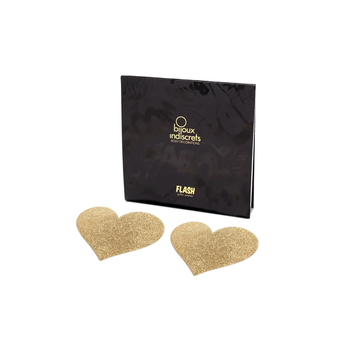 Blitz - Brustwarzenabdeckung Herz - Gold – Bild 2