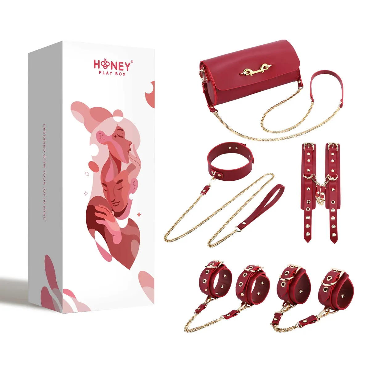 Federico – Bondage-Set aus echtem Leder