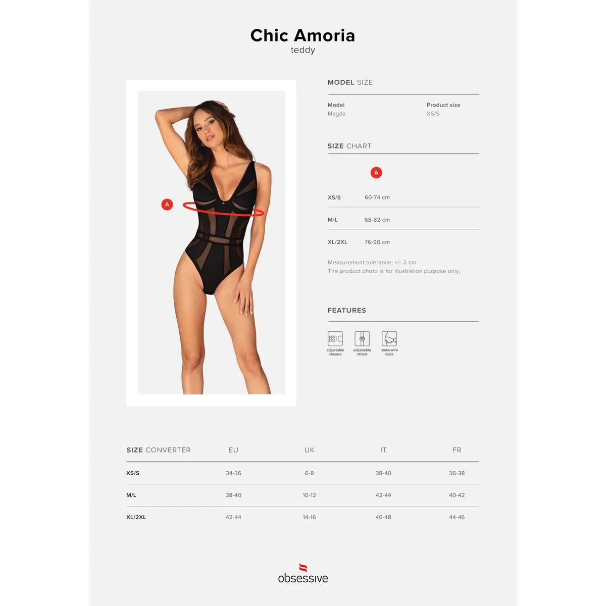Chic Amoria Body - Schwarz – Bild 9