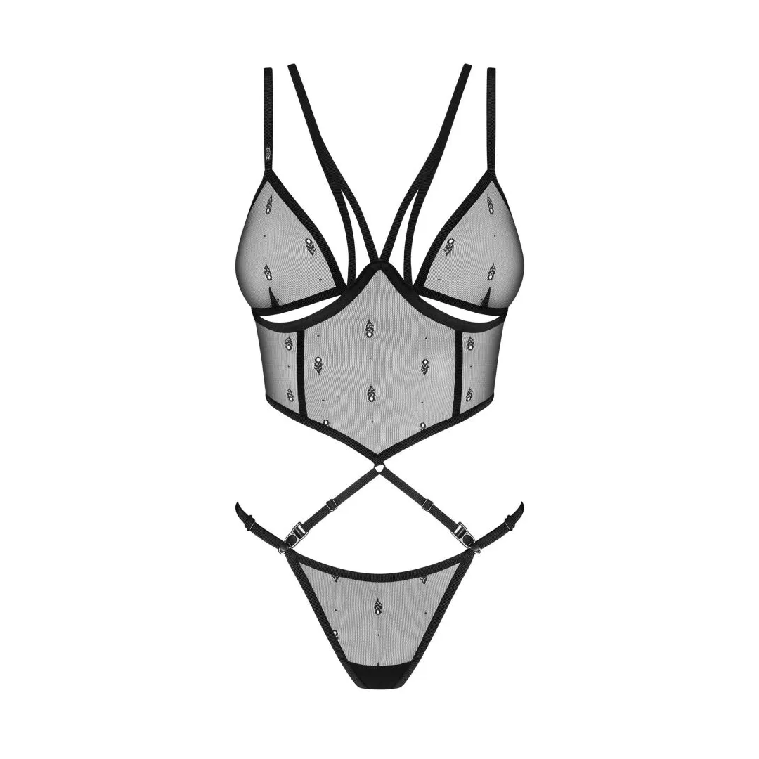 Anniverse Special Top und String – Schwarz