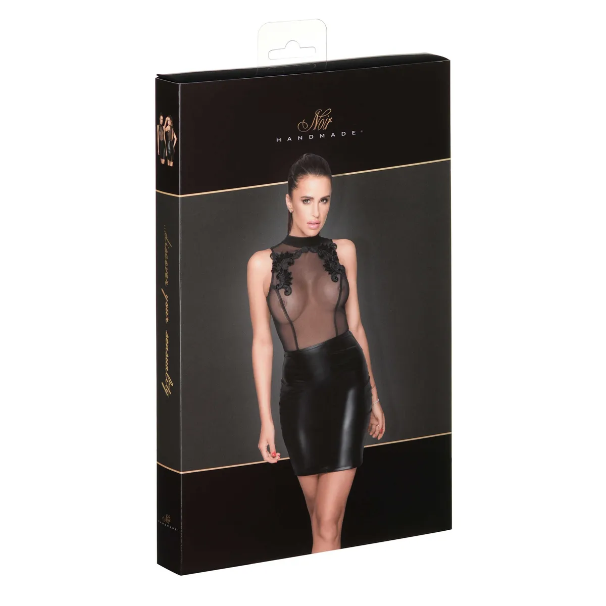 F222 Atemberaubendes Kleid mit feinen Stickereien – Bild 4