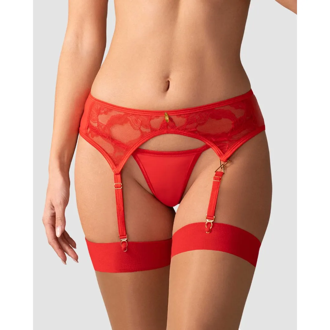 Aliosa Strumpfhalter - Rot – Bild 4