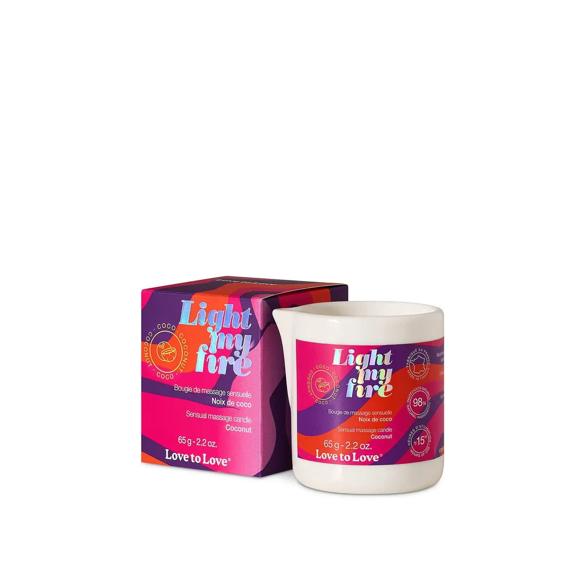 Light My Fire Massagekerze Kokosnuss 65G