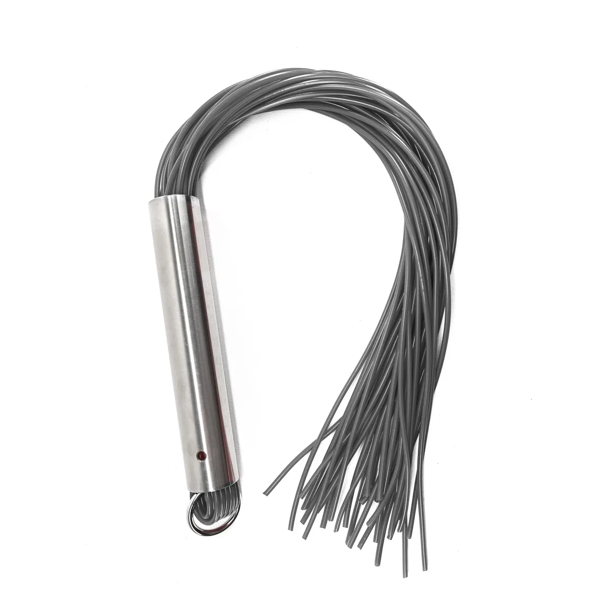 Peitsche Mann Metallgriff PVC-Riemen