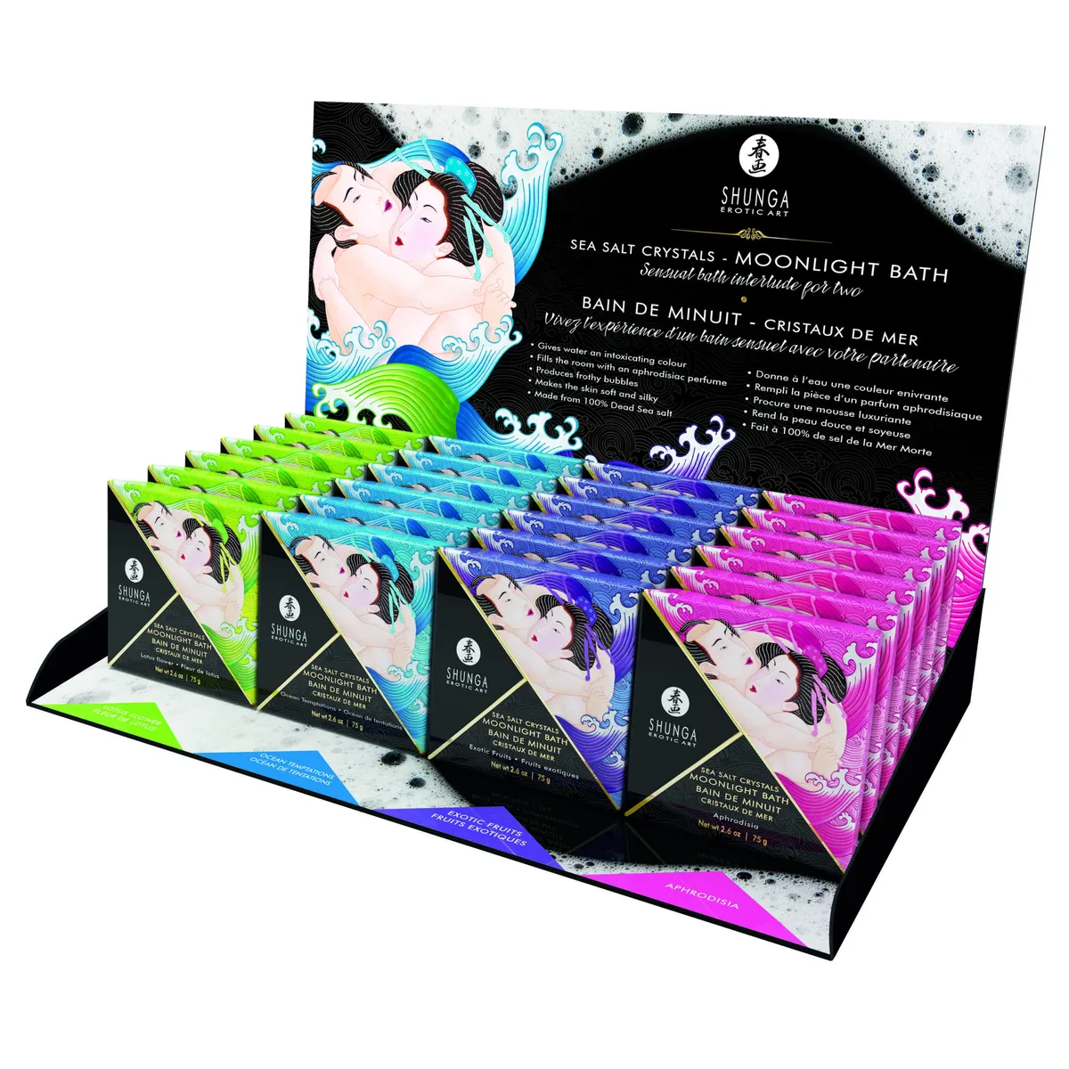 Präsentationsständer für Salzkristalle aus dem Toten Meer – 24 Einheiten