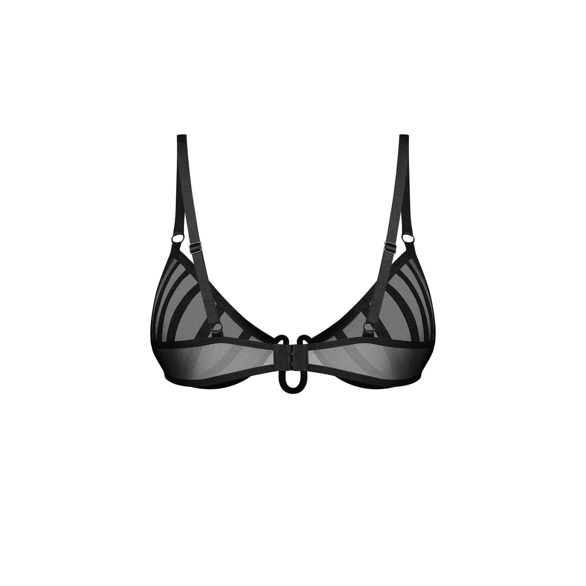 Aurorium schwarzer Halbschalen-BH – Bild 2