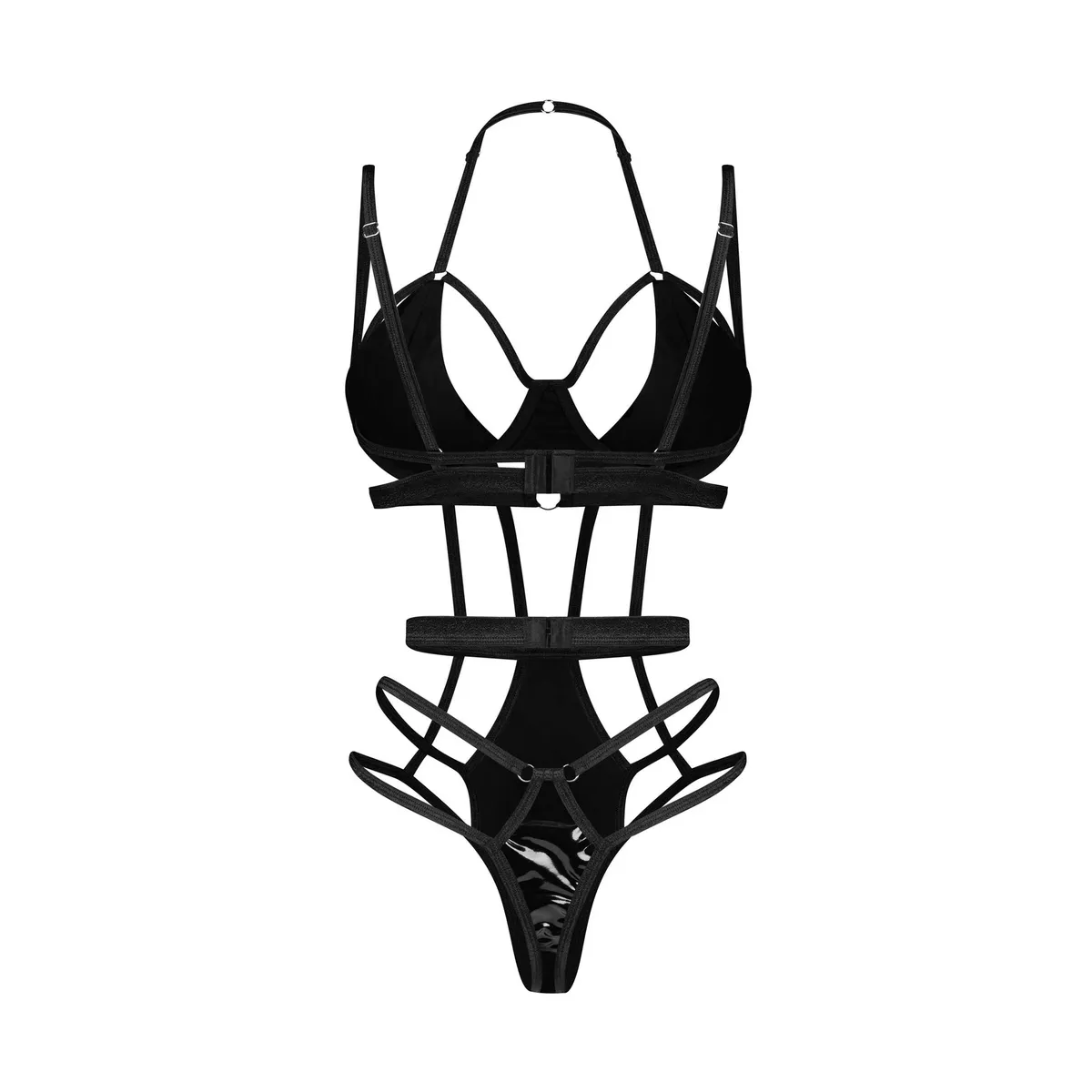 Keira Lise schwarzer Body – Bild 4