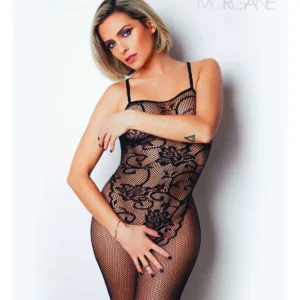 Le numéro 13 bodystocking Clara Morgane – Noir