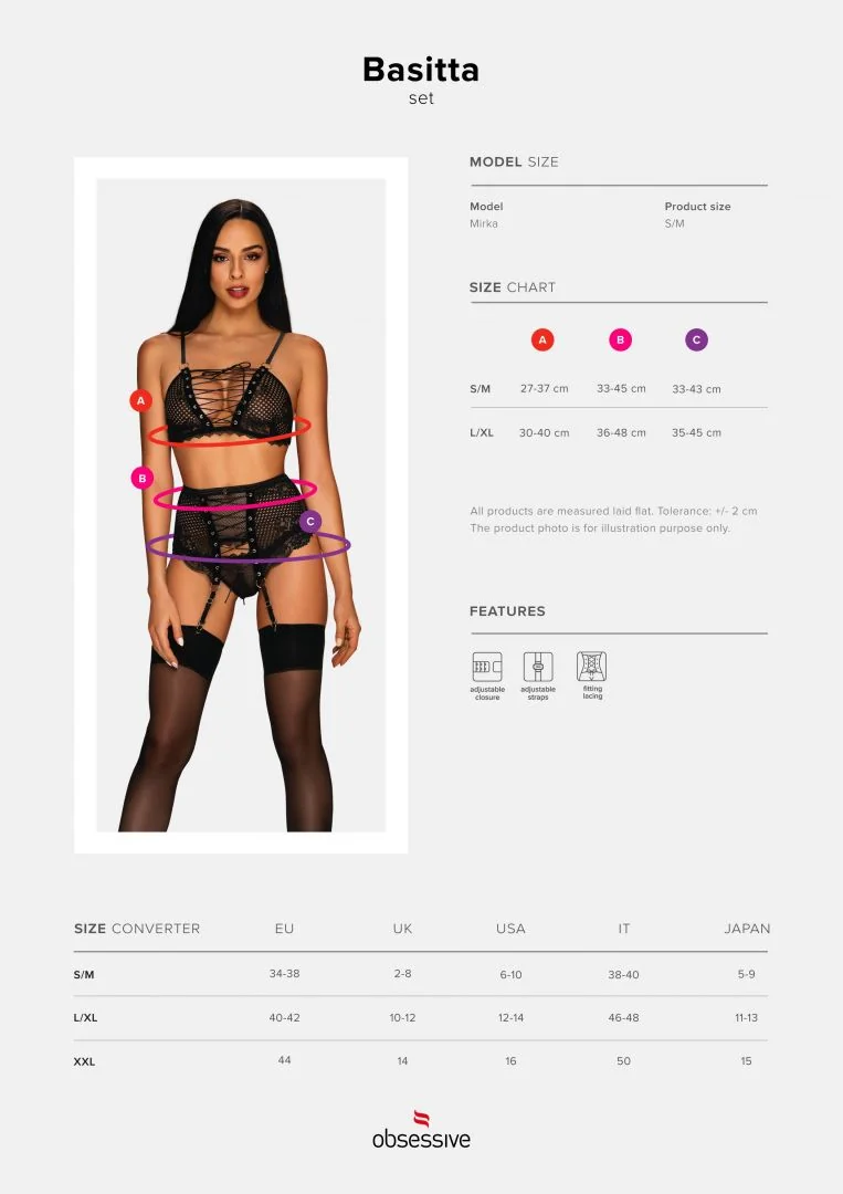 Basitta Ensemble 3 pcs - Noir – Bild 9