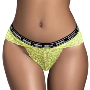 Neon-grüner Spitzenstring SONNTAG – MAL120HGR Neon-grüner Spitzenstring SONNTAG – MAL120HGR