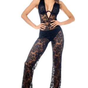 Sexy Body aus transparenter Spitze mit Bügeln Mapalé – MAL1916BLK