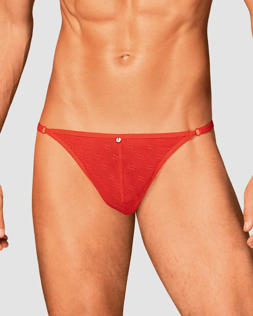 Obsessiver String Homme rouge – Bild 7