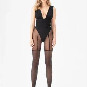 Stardust 40 den – noir paiellettes