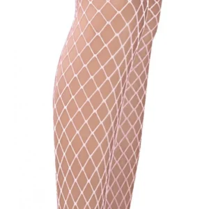 TI019 Collants Résille – Blanc