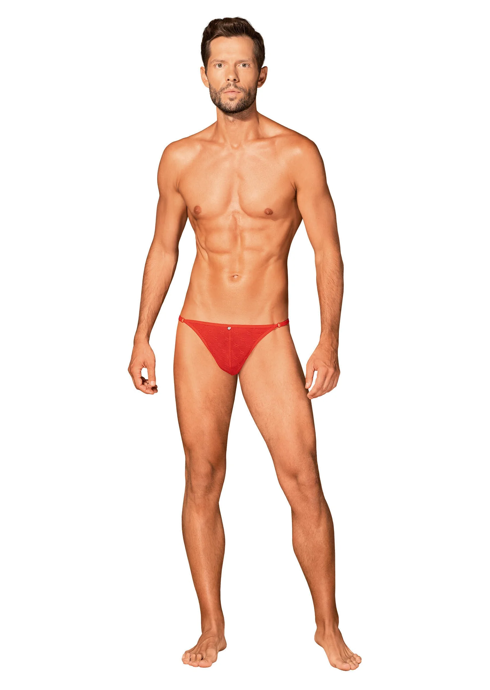Obsessiver String Homme rouge – Bild 3