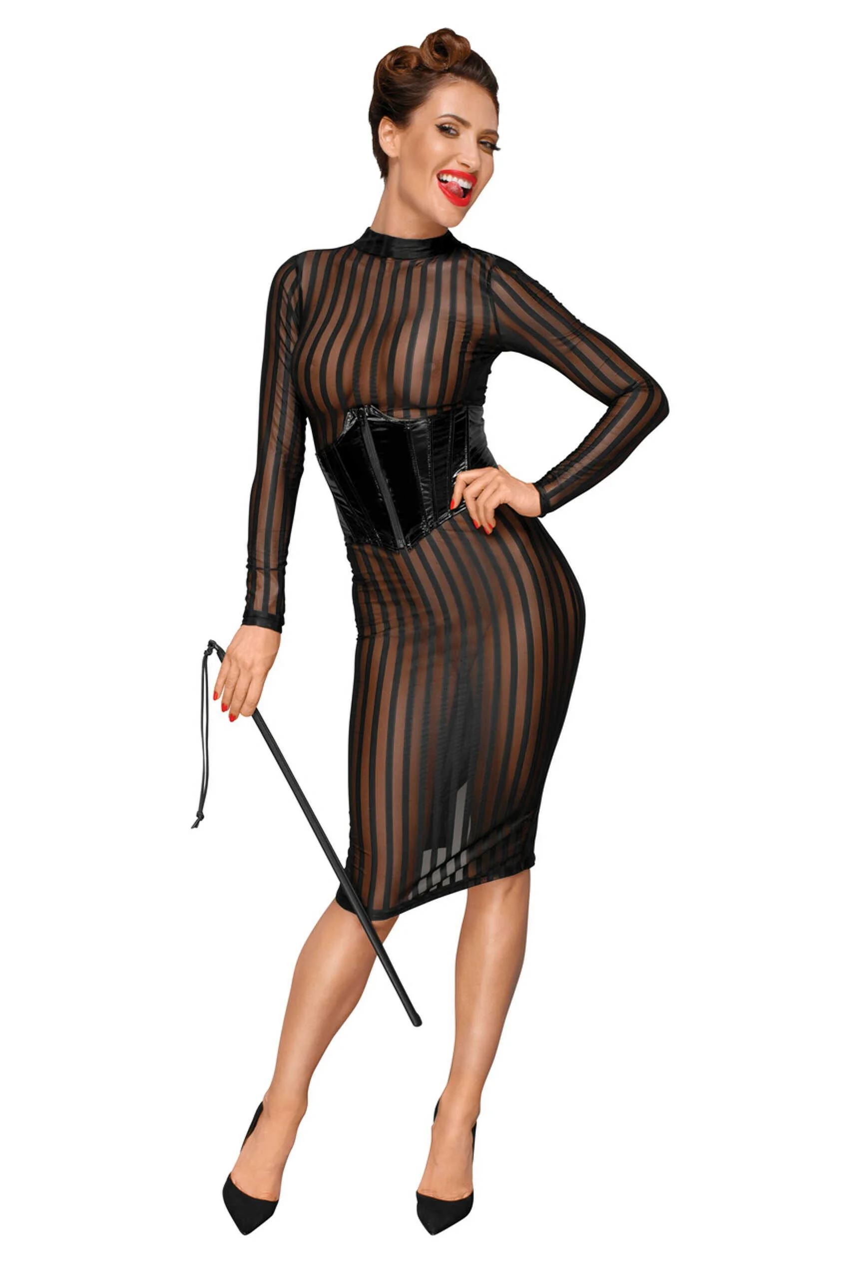 F193 corset en PVC avec laçage réglable dans le dos – Bild 5