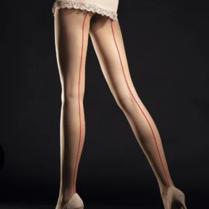 Unique Collants 20 DEN – Nude et Rouge