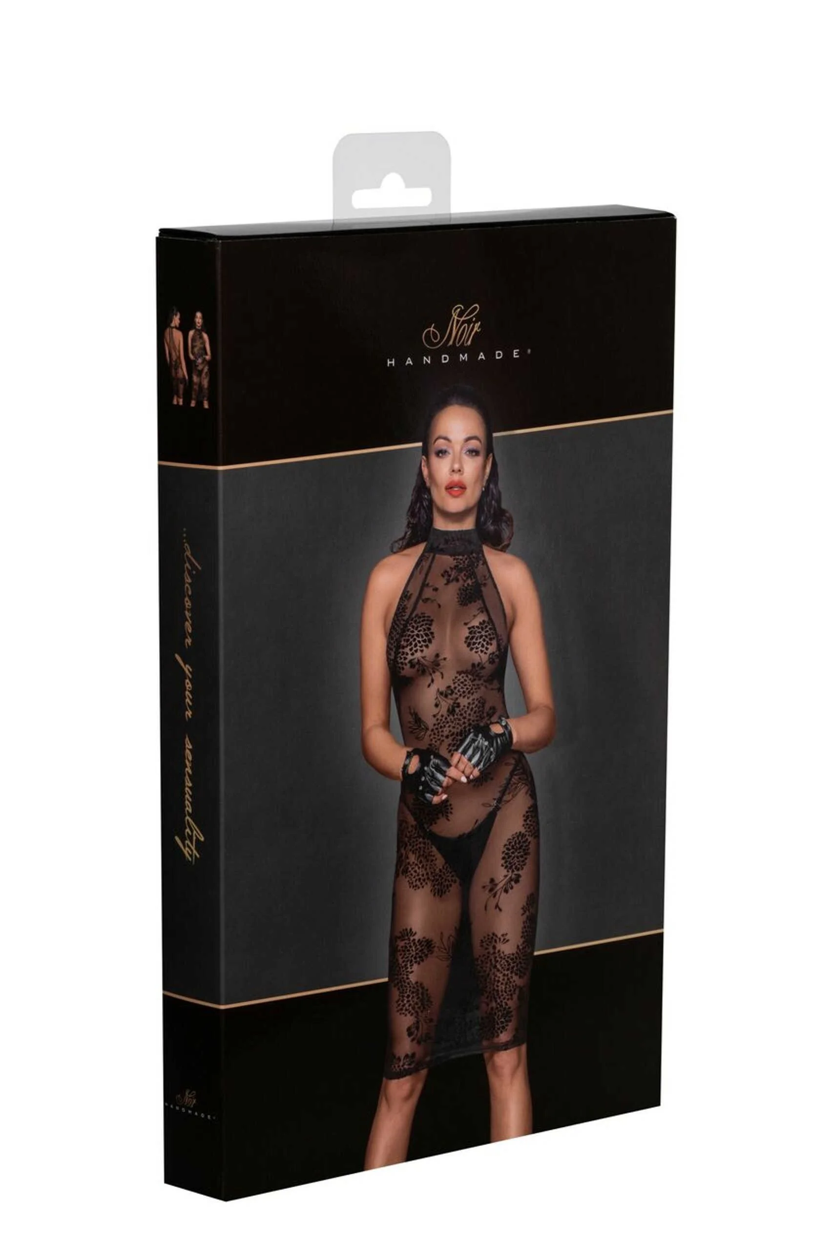 F240 Robe midi en tulle avec bretelles en velours dans le dos – Bild 7