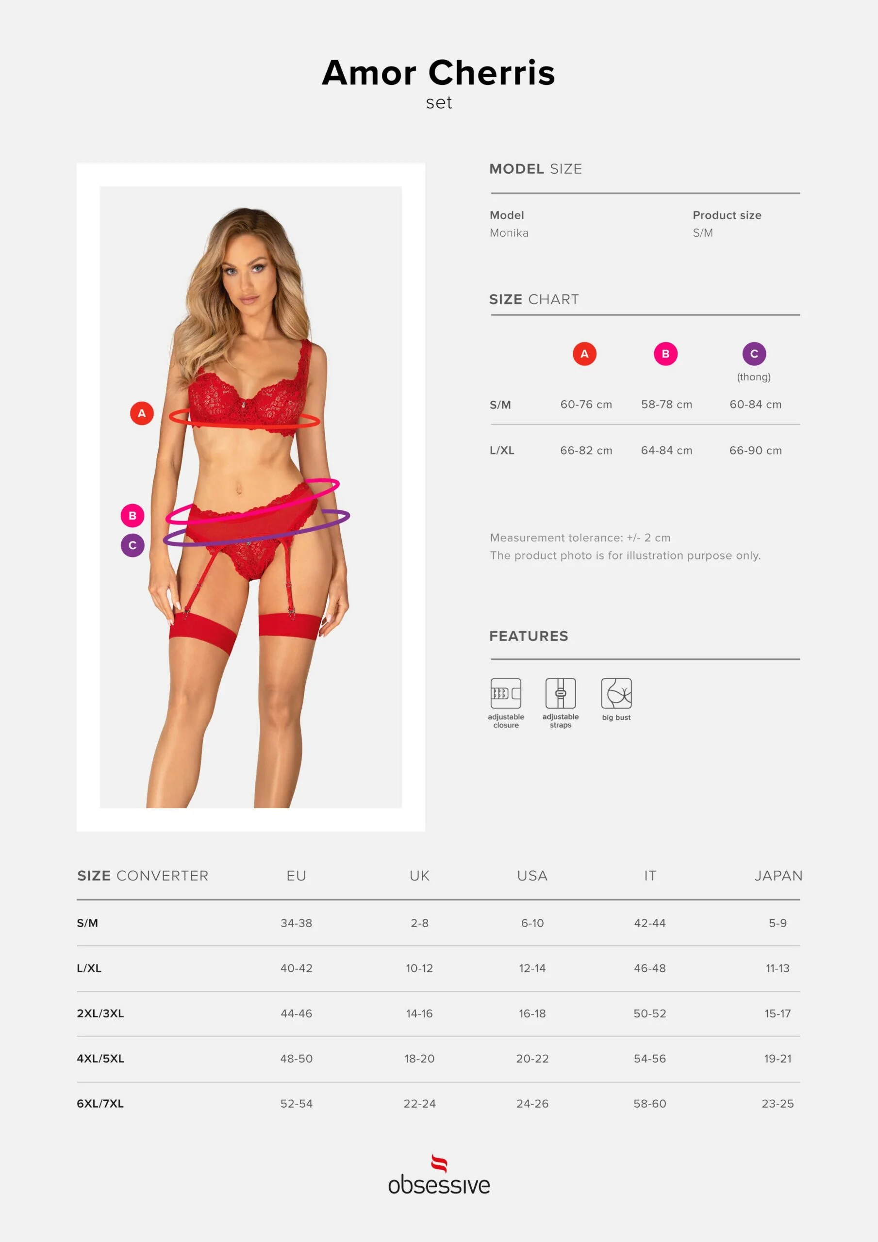 Amor Cherris ensemble 3 pièces - Rouge – Bild 9