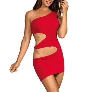 V-9249 Robe – Rouge
