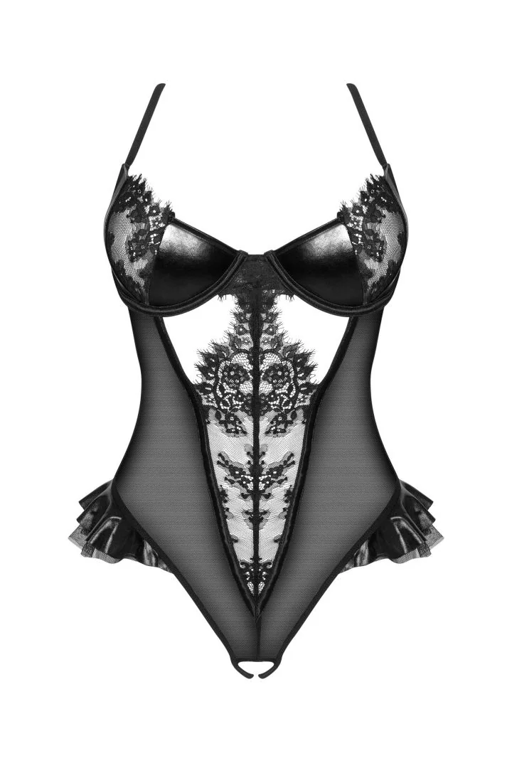 Rafaella body wetlook - Noir – Bild 10