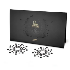 Mimi – Bijoux de seins Strass – Noir