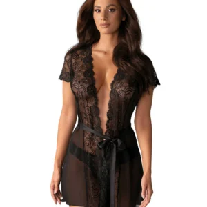 Alluria Peignoir – Noir