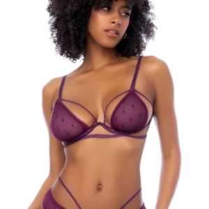 Zweiteiliges Set in Bordeaux – MAL8870WINE