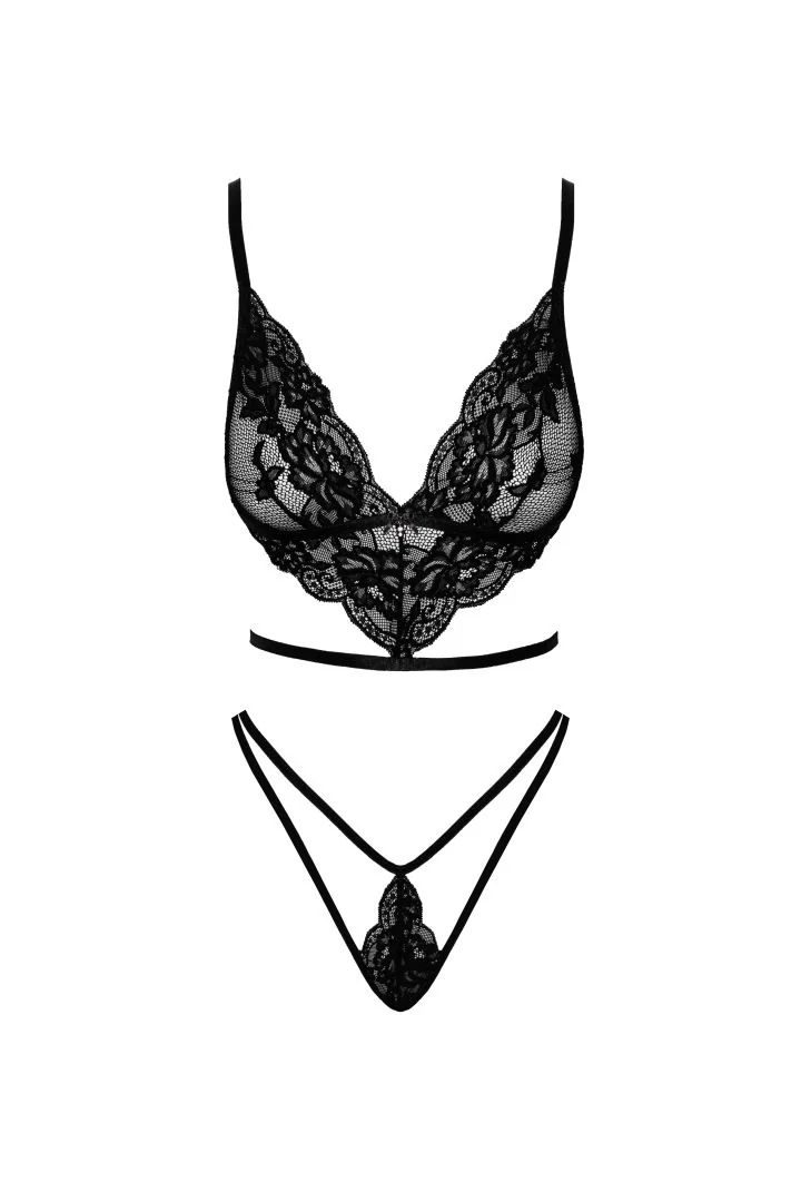French Kiss 240 ensemble lingerie - noir – Bild 4