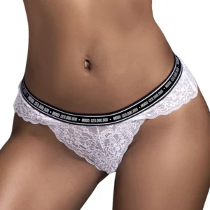 Weißer Spitzenstring MONTAG – MAL120WHT