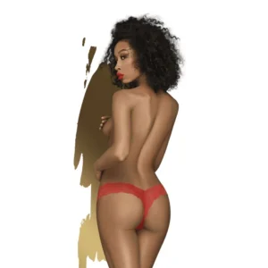 Gefährliche Liebling – String – Rot