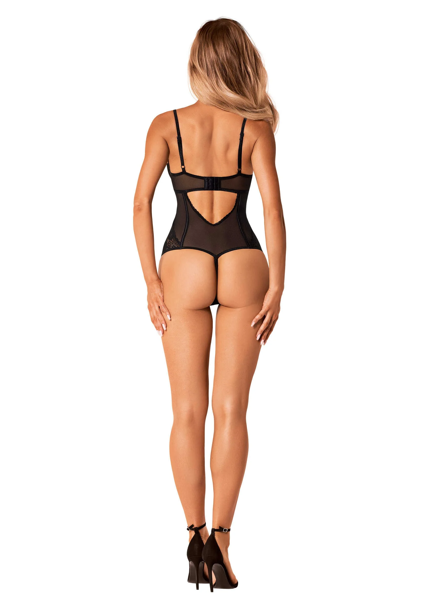 Serena love Body ouvert - Noir – Bild 4