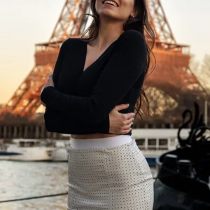 Kurzer weißer Rock Cassandra – LSL3-SWHT