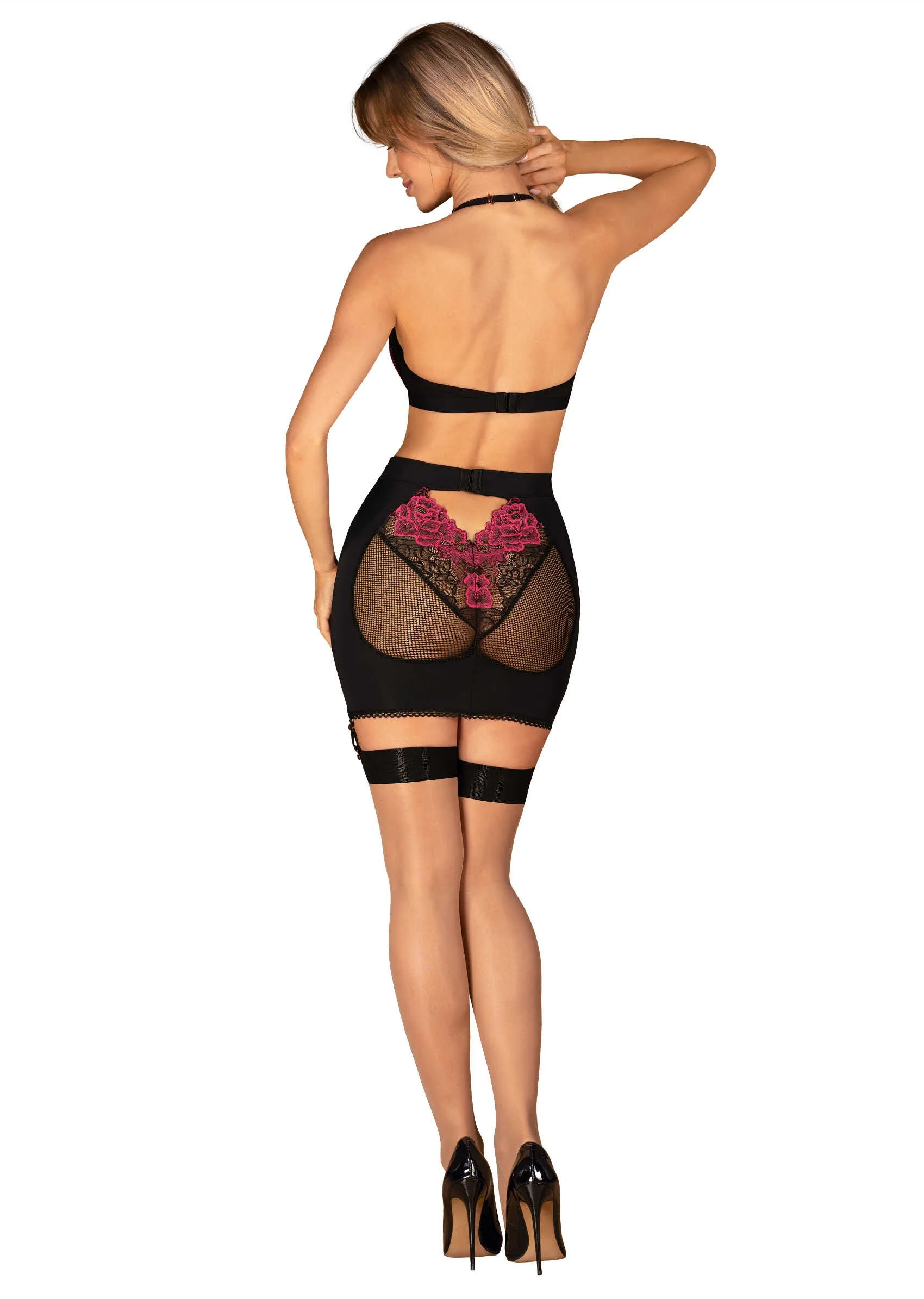 Rosenty ensemble Top et Jupe - Noir – Bild 4