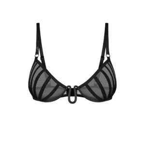 Aurorium demi-soutien-gorge noir