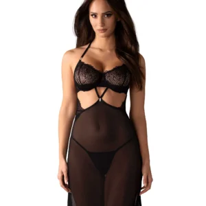 Iliosa nuisette et string – Noirs