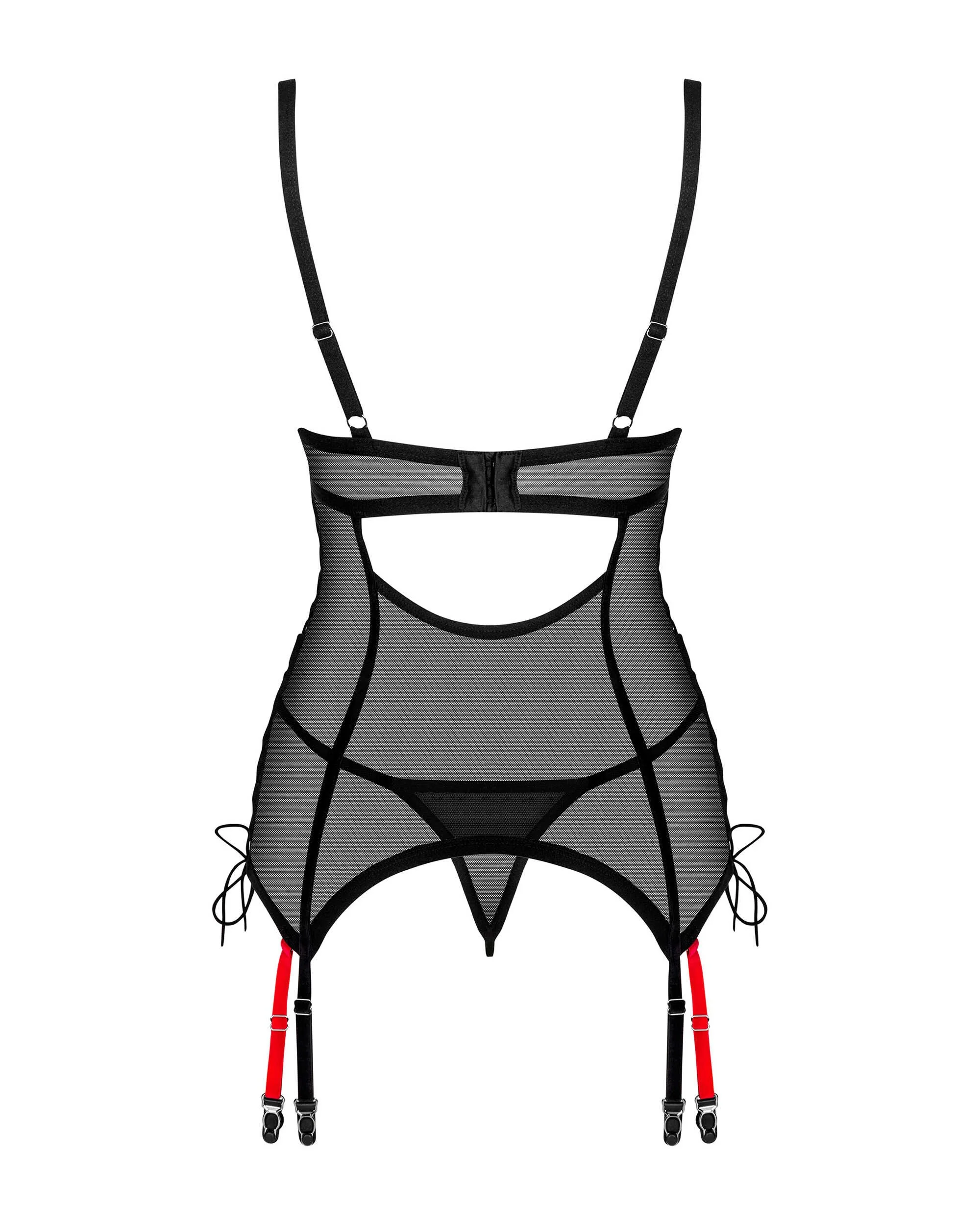 Glandez guêpière et string - Noir – Bild 8