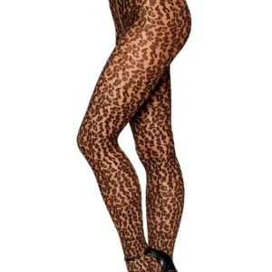 Leopard-Druckstrumpfhose – DG0496NBK