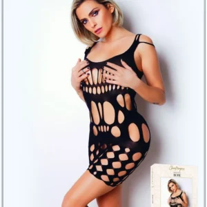 Schwarzes Netz-Kleid – Die Nummer 4 – Kleiderkollektion – CM97004