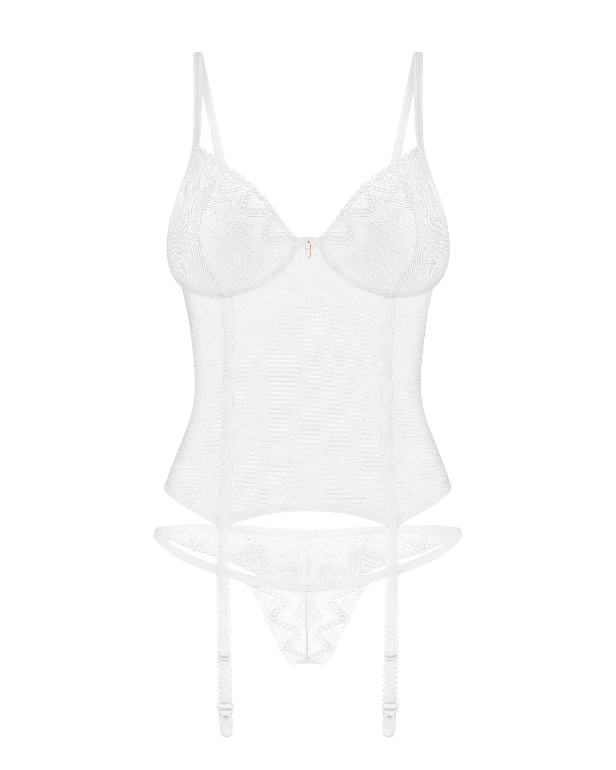 Alissium corset et string - Blancs – Bild 8