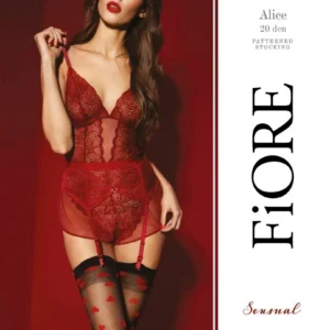 Alice Bas 20 DEN – Noir et Rouge